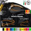 4 adesivi serbatoio tribale shadow rebel boulevard chief harley bob chopper 2178