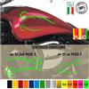 4 adesivi serbatoio tribale shadow rebel boulevard chief harley bob chopper 2178