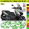 Kit Grafica adesivi decal compatibili con YAMAHA X-MAX 300 X MAX -kit D- c.2173