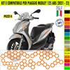 Kit Grafica adesivi decal compatibili con PIAGGIO MEDLEY 125 ABS carene -kit E-