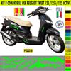 Grafica adesivi decal compatibili con peugeot tweet 125i 125 i active -KIT B-