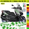Kit Grafica adesivi decal compatibili con YAMAHA X-MAX 300 X MAX -kit B- c.2171