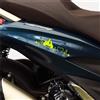 Kit 2 adesivi Passione compatibili con PIAGGIO BEVERLY 400 scegli colore cod2034