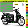 Grafica adesivi decal compatibili con HONDA SH125 SH 125 -KIT C vari colori 2086