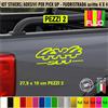 Kit 2 Adesivi 4x4 SUV OFF ROAD Pick-Up Fuoristrada Suv Universale cod.2413