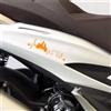 Kit 2 adesivi Passione compatibili con PIAGGIO BEVERLY 400 scegli colore cod2034