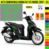 Grafica adesivi decal compatibili con HONDA SH125 SH 125 -KIT D vari colori 2087