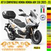 Grafica adesivi decal compatibili con HONDA ADV 350 -KIT D scegli colori c.2100
