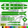 Kit 9 Adesivi telaio bici UNIVERSALI mtb protezione Fat Bike DISCESA 2398