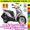 Kit Grafica adesivi decal compatibili con PIAGGIO MEDLEY 150 ABS -kit B- c.2165