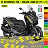 Kit Grafica adesivi decal compatibili con YAMAHA X-MAX 300 X MAX -kit B- c.2171