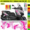 Kit Grafica adesivi decal compatibili con YAMAHA X-MAX 300 X MAX -kit E- c.2174