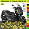 Kit Grafica adesivi decal compatibili con YAMAHA X-MAX 300 X MAX -kit D- c.2173