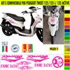 Grafica adesivi decal compatibili con peugeot tweet 125i 125 i active -KIT C-