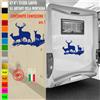 Adesivi camper ANIMALI FORESTA NATURA CIELO caravan roulotte accessori cod.1831