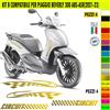 Grafica adesivi decal compatibili con PIAGGIO BEVERLY 300 KIT B vari colori 2074