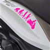 Kit 2 adesivi Evoluzione compatibili con PIAGGIO MEDLEY 150 scegli colore c.2037