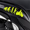 Kit 2 adesivi Evoluzione compatibili con Honda SH 125 scegli colore cod. 2028