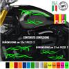 4 adesivi serbatoio tribale shadow rebel boulevard chief harley bob chopper 2179