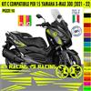 Kit Grafica adesivi decal compatibili con YAMAHA X-MAX 300 X MAX -kit C- c.2172