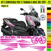 Kit Grafica adesivi decal compatibili con YAMAHA X-MAX 300 X MAX -kit C- c.2172