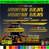 Kit 11 Adesivi telaio bici UNIVERSALI mtb protezione MOUNTAIN BIKING 2394