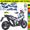 Grafica adesivi decal compatibili con HONDA X-ADV 750 ADV -KIT B- vari colori