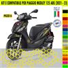 Kit Grafica adesivi decal compatibili con PIAGGIO MEDLEY 125 ABS carene -kit E-