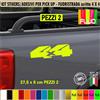 Kit 2 Adesivi Universali 4x4 OFF ROAD Pick-Up Fuoristrada Suv cod.2415