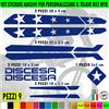 Kit 9 Adesivi telaio bici UNIVERSALI mtb protezione Fat Bike DISCESA 2398