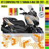 Kit Grafica adesivi decal compatibili con YAMAHA X-MAX 300 X MAX -kit E- c.2174