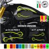 4 adesivi serbatoio tribale shadow rebel boulevard chief harley bob chopper 2178