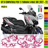 Kit Grafica adesivi decal compatibili con YAMAHA X-MAX 300 X MAX -kit D- c.2173
