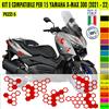 Kit Grafica adesivi decal compatibili con YAMAHA X-MAX 300 X MAX -kit E- c.2174