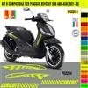 Grafica adesivi decal compatibili con PIAGGIO BEVERLY 300 KIT B vari colori 2074