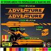 Kit 7 Adesivi telaio bici UNIVERSALI mtb protezione ADEVENTURE MONTAGNA 2407