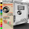Kit 5 Adesivi camper AVVENTURA LUPO NATURA MONTAGNA caravan accessori cod.1834