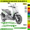 Grafica adesivi decal compatibili con PIAGGIO BEVERLY 300 KIT B vari colori 2074