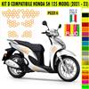 Grafica adesivi decal compatibili con HONDA SH125 SH 125 -KIT D vari colori 2087