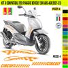 Grafica adesivi decal compatibili con PIAGGIO BEVERLY 300 KIT B vari colori 2074