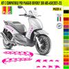 Grafica adesivi decal compatibili con PIAGGIO BEVERLY 300 KIT C vari colori 2075