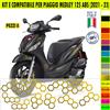 Kit Grafica adesivi decal compatibili con PIAGGIO MEDLEY 125 ABS carene -kit E-