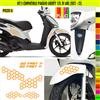 Grafica adesivi decal compatibili con PIAGGIO LIBERTY 125 -KIT E- + colori 2064
