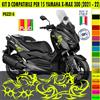 Kit Grafica adesivi decal compatibili con YAMAHA X-MAX 300 X MAX -kit D- c.2173