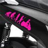Kit 2 adesivi Evoluzione compatibili con Honda SH 350 scegli colore cod. 2025