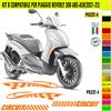 Grafica adesivi decal compatibili con PIAGGIO BEVERLY 300 KIT B vari colori 2074