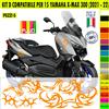Kit Grafica adesivi decal compatibili con YAMAHA X-MAX 300 X MAX -kit D- c.2173