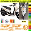 Grafica adesivi decal compatibili con peugeot tweet 125i 125 i active -KIT C-