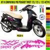 Grafica adesivi decal compatibili con peugeot tweet 125i 125 i active -KIT B-