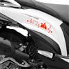 Kit 2 adesivi passione compatibili con KYMCO People 125i one + colori cod. 2030
